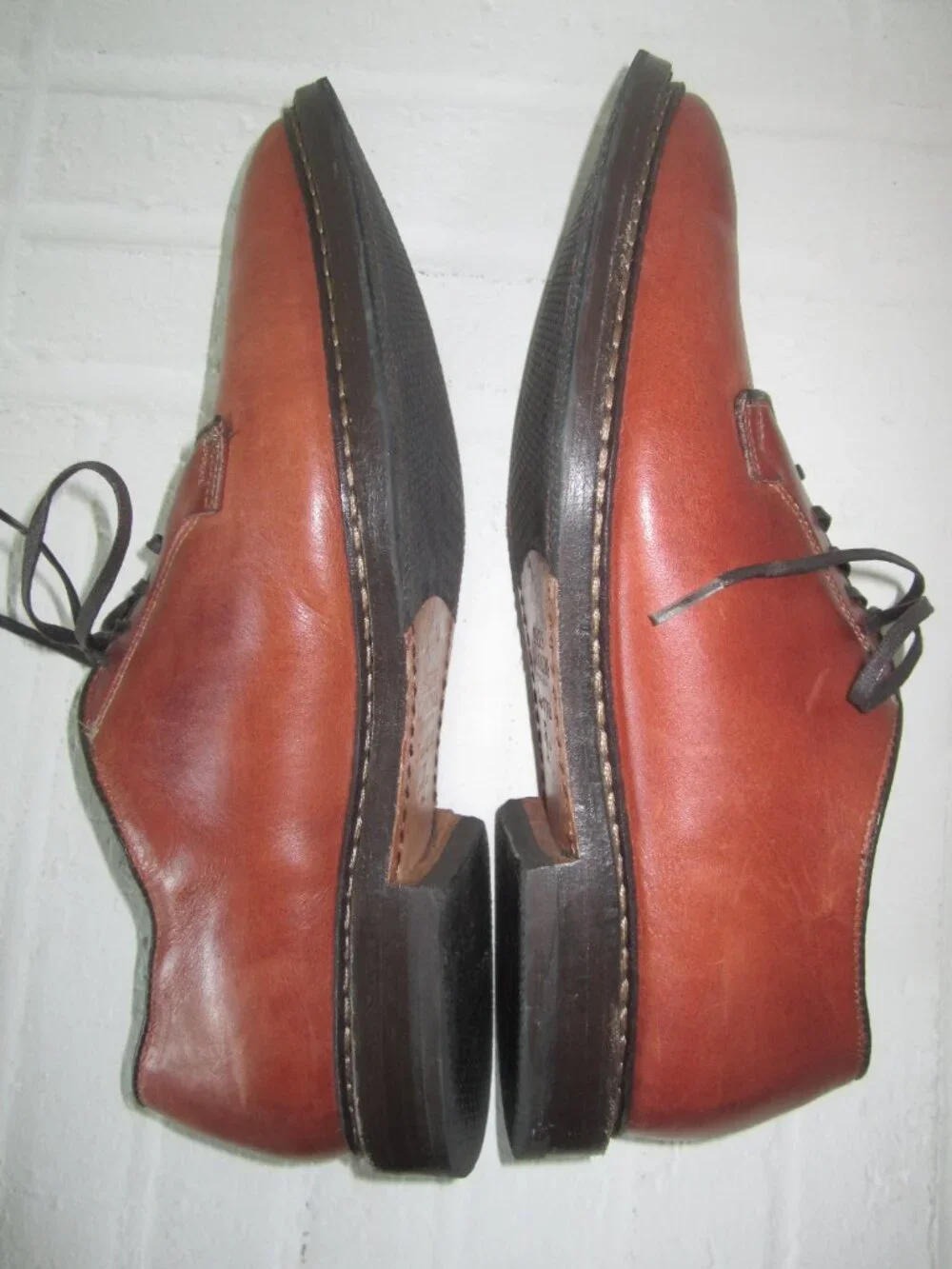 ALLEN EDMONDS THE BADLANDS Brown Leather Derby Shoes 8091 Men’s 9 D